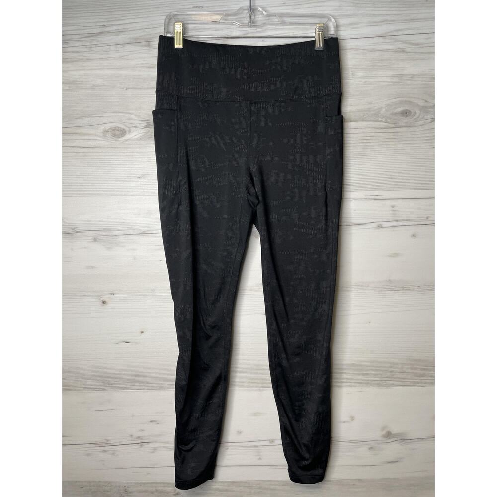 Mondetta Leggings Womens Large Camo High Rise Stretch Pocket Yoga Pants Athletic